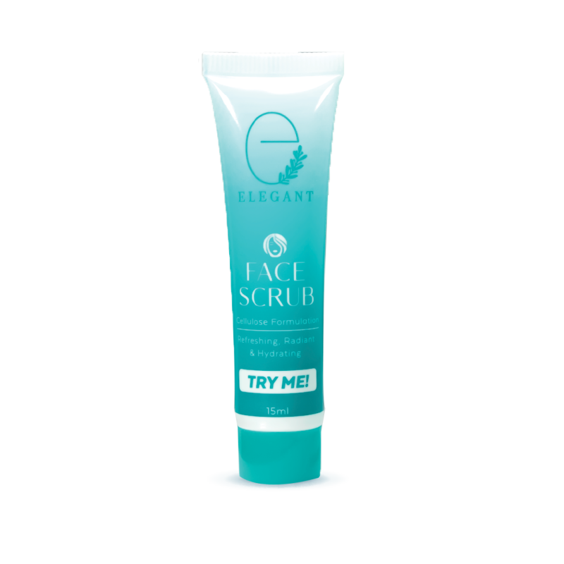 Travel Pack-Elegant Cellulose Face Scrub